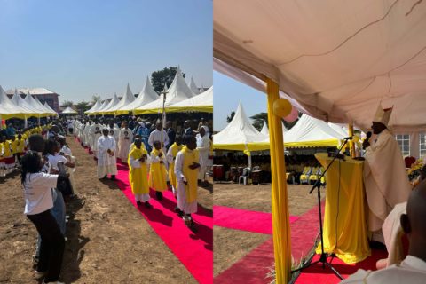 Bishop Kamau celebrating Eastern Deanery Family Day